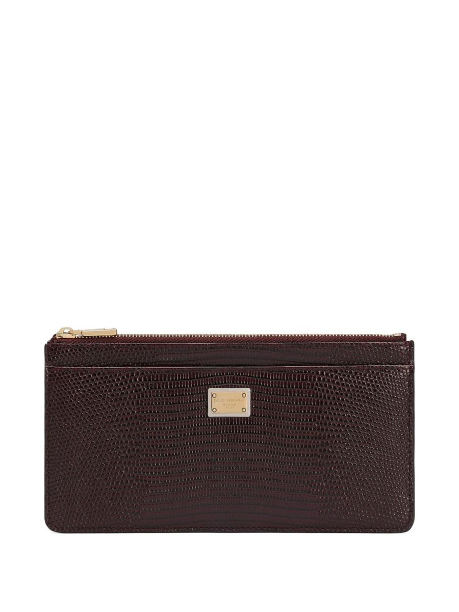 Dolce & Gabbana Card Holder With Logo Plaque