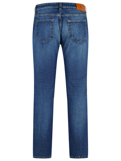 Pt05 Slim Light Blue Cotton Jeans