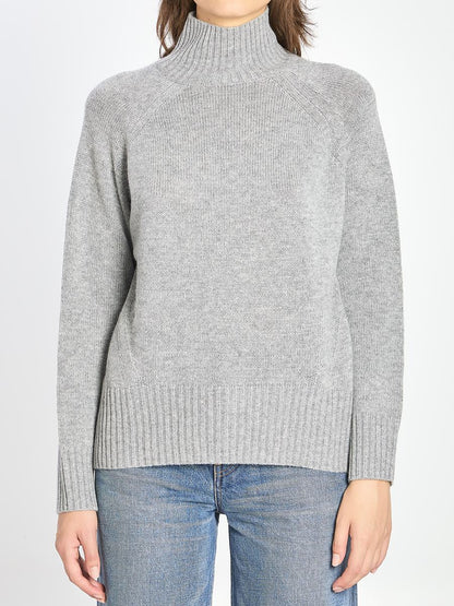Turtleneck In Wool And Cashmere