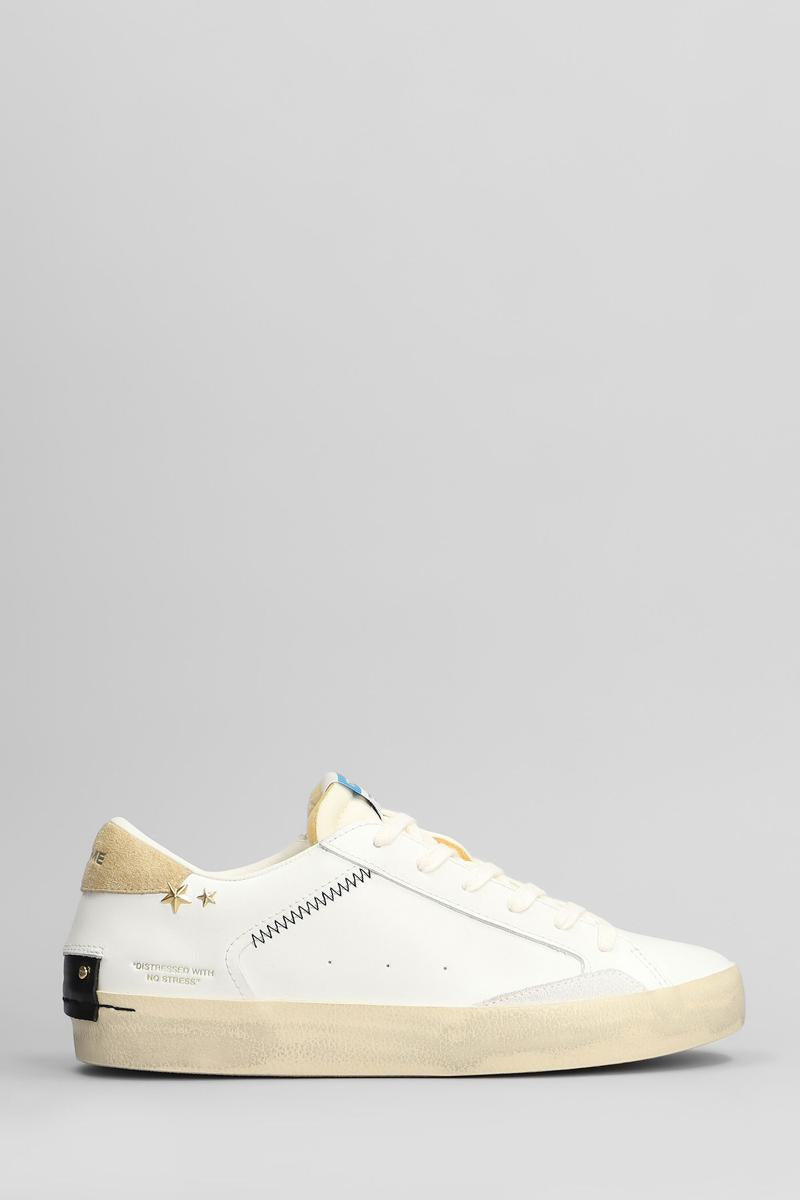 Crime London Distressed Sneakers