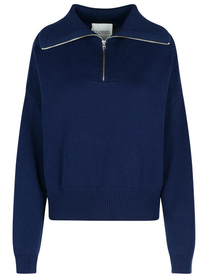 Closed Navy Organic Cotton Sweater