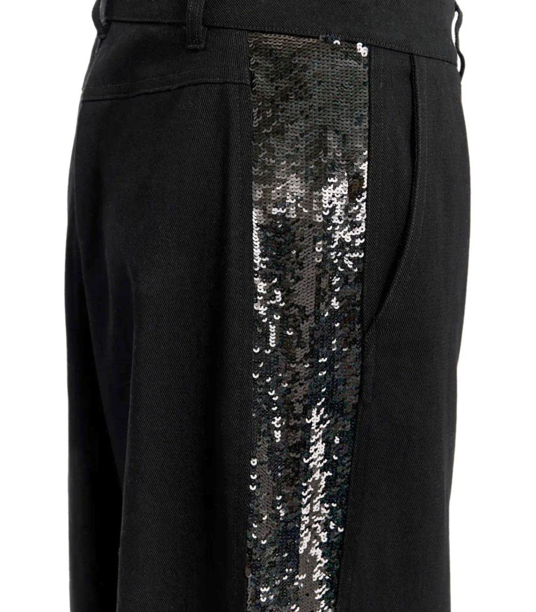 Essentiel Antwerp Gorror Black Wide Leg Pants