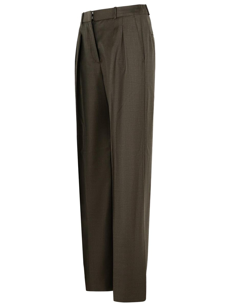 Loulou Studio 'Sbiru' Brown Virgin Wool Pants