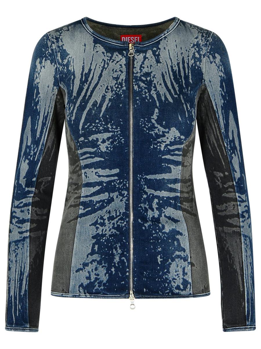 Diesel 'Gary' Blue Cotton Top