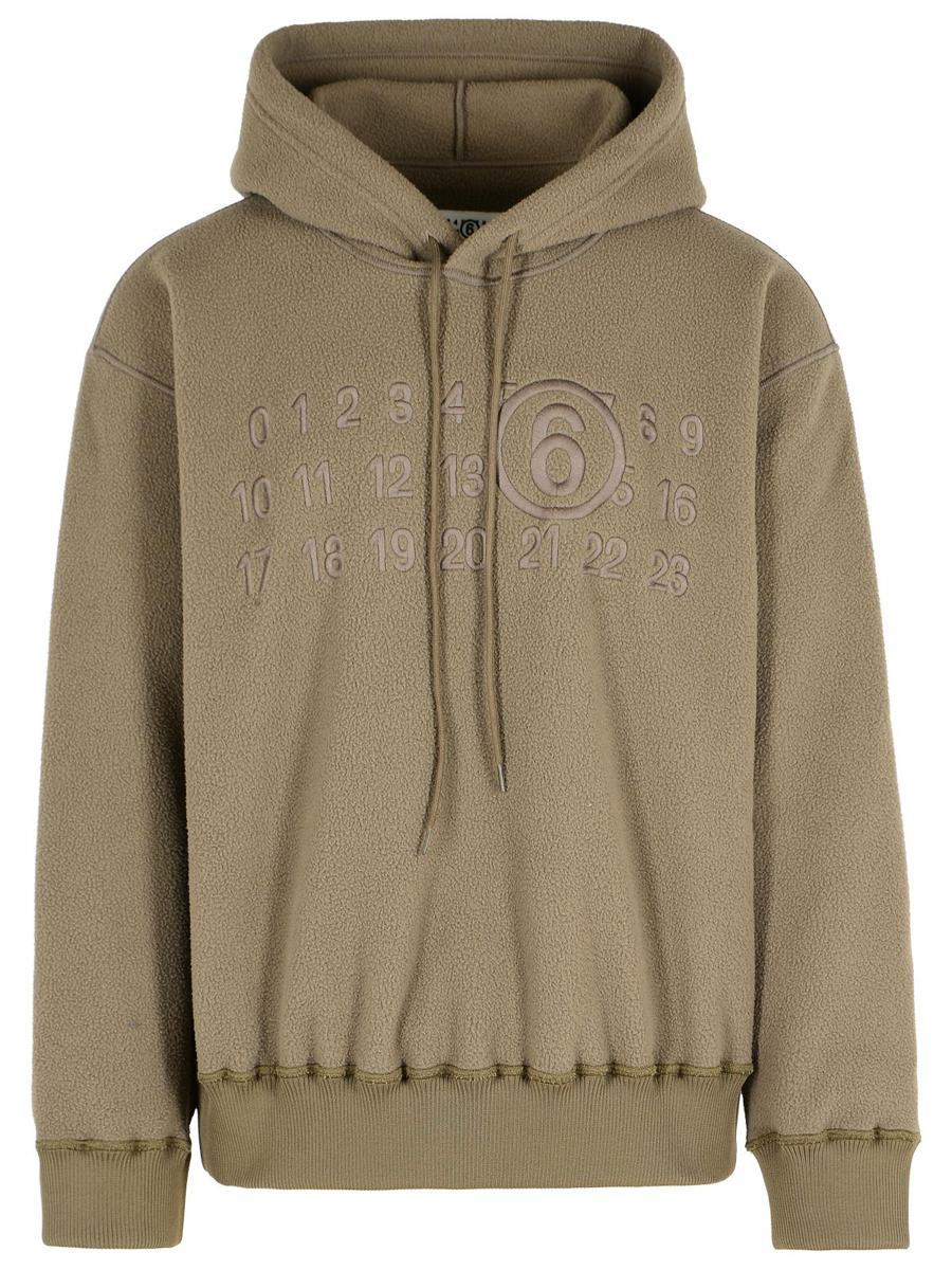MM6 Maison Margiela Taupe Polyester Sweatshirt