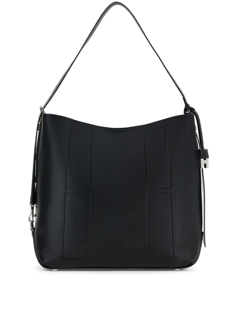 Hogan Hocket Medium Leather Hobo Bag