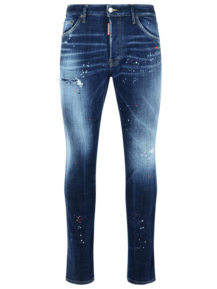 DSQUARED2 'Cool Guy' Medium Blue Wash Cotton Denim Jeans