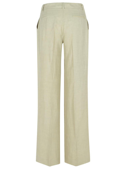 P.A.R.O.S.H. Beige Viscose Blend Trousers