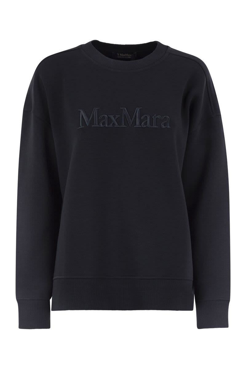 'S Max Mara Monza - Cotton Sweatshirt With Logo
