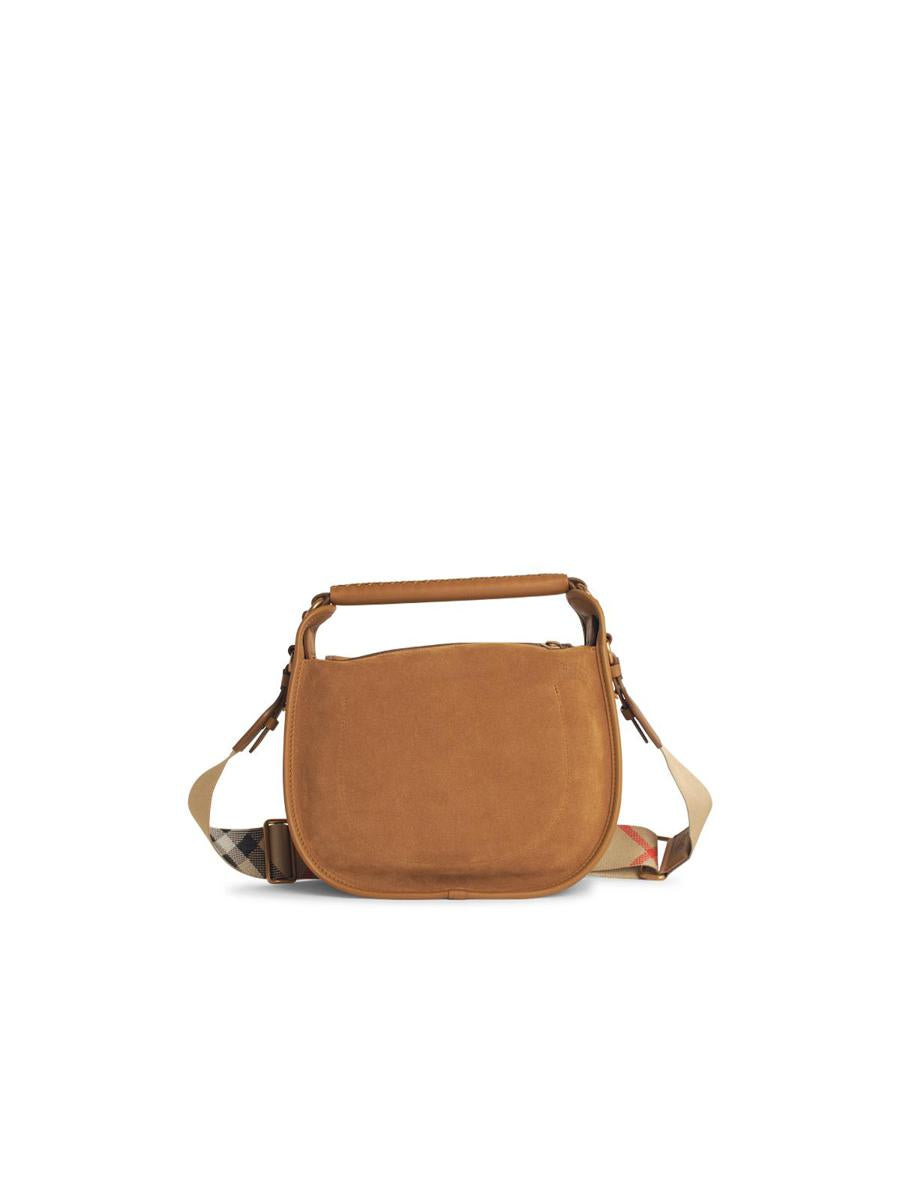 Burberry 'Messenger' Brown Suede Bag