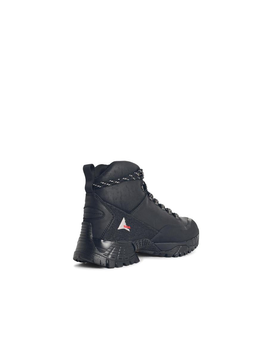 Roa 'Andreas' Black Leather Boots