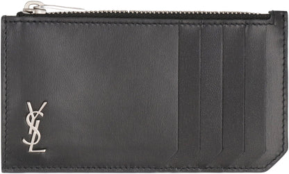 Saint Laurent Smooth Leather Card Holder
