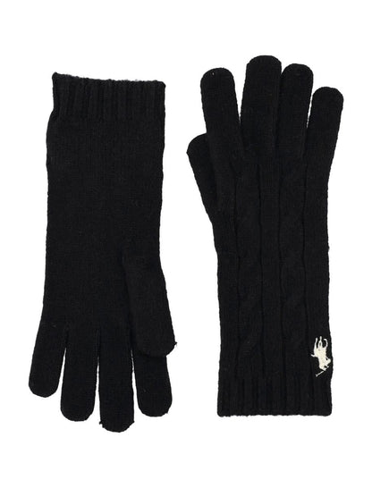 Polo Ralph Lauren Cable Wool-Cashmere Gloves