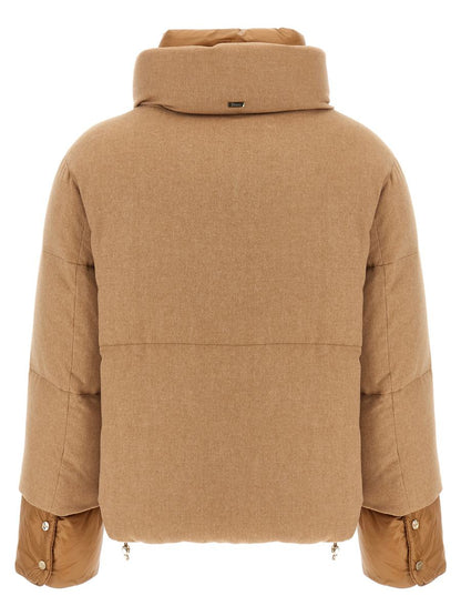 Herno Two-Material Puffer Jacket