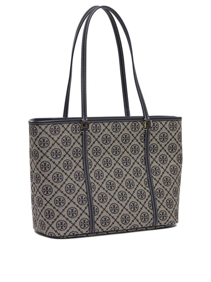 Tory Burch T Monogram Small Zip Tote