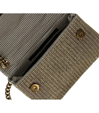 Kurt Geiger London Kensington Mini Gold Crossbody Bag