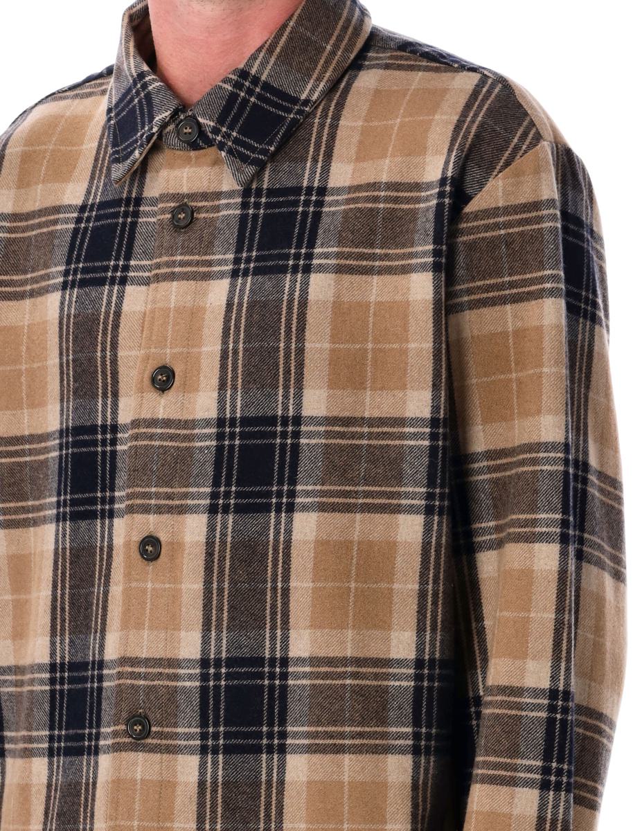A.P.C. Bobby Tartan Wool Overshirt
