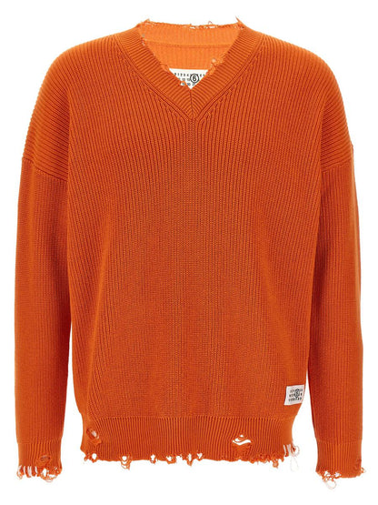 MM6 Maison Margiela Destroyed Sweater