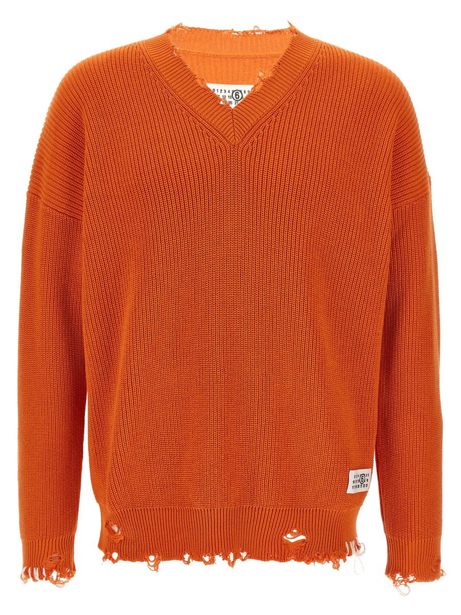 MM6 Maison Margiela Destroyed Sweater