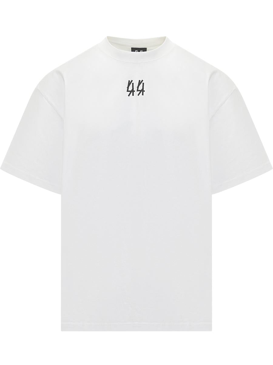 M44 Label Group White Oversized T-Shirt 44 Label Group