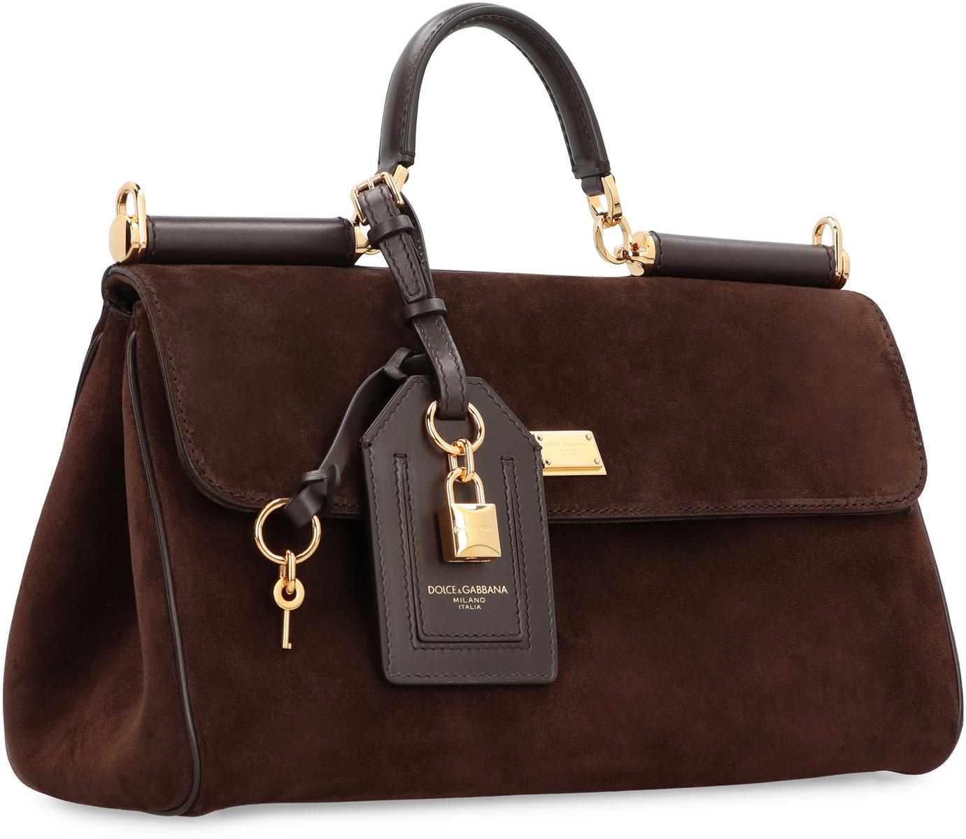 Dolce & Gabbana My Sicily Suede Handbag