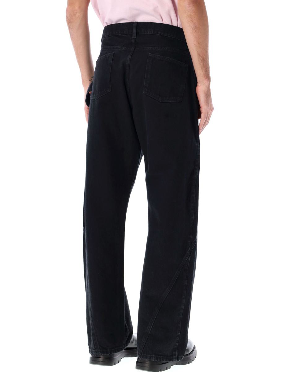 JW Anderson Cotton Twisted Workwear Denim Pants
