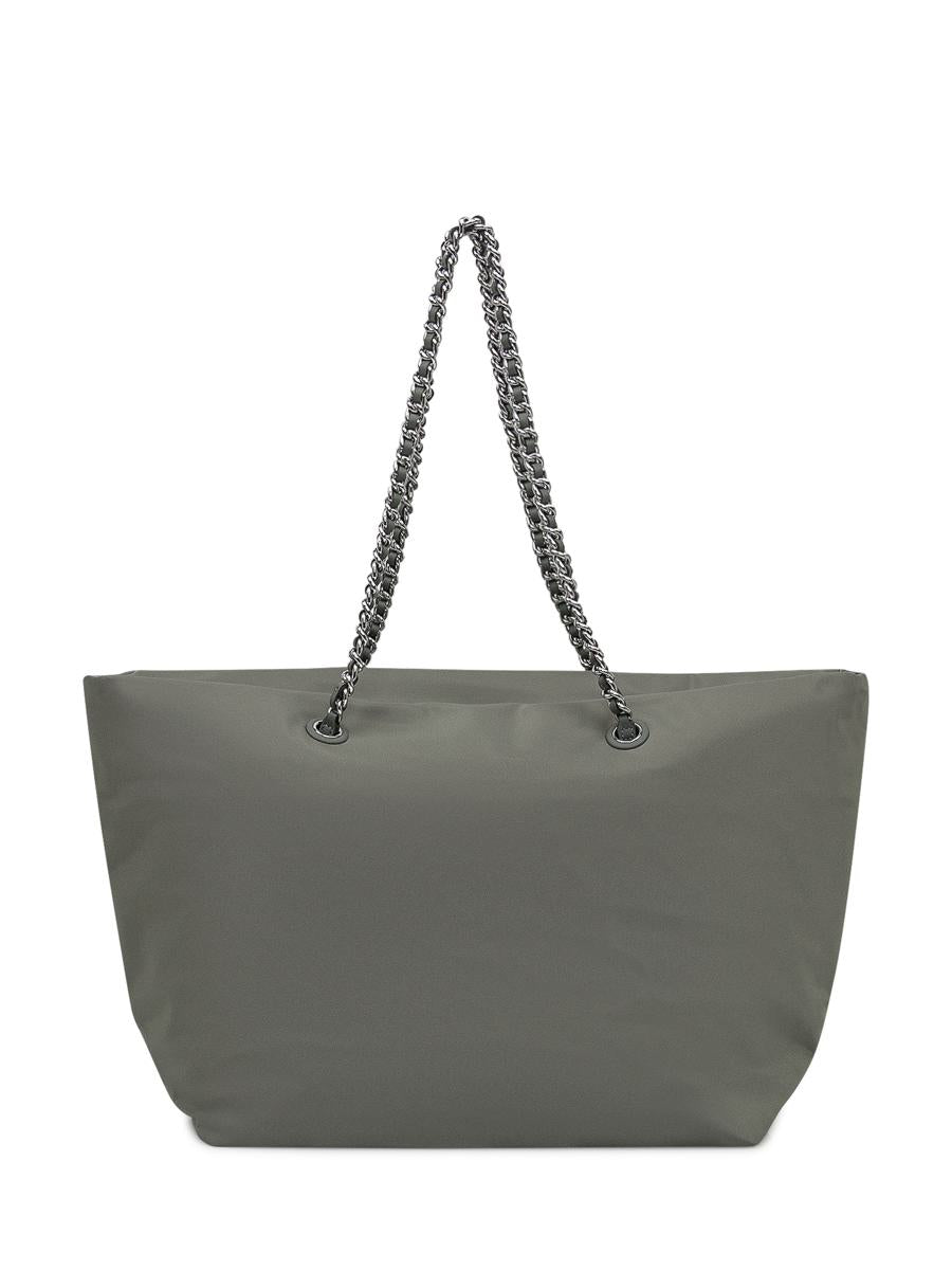 Tory Burch Gray Tory Burch Shopper With Chain