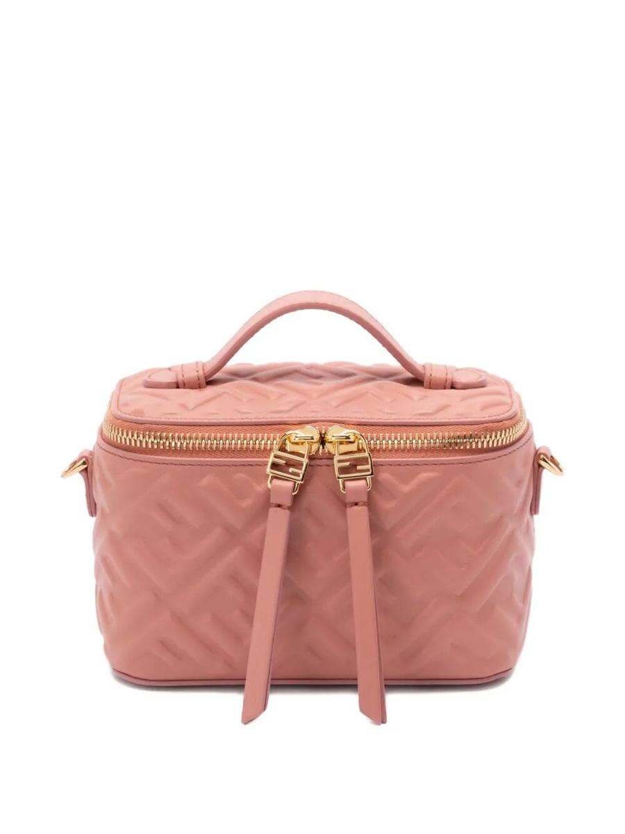 Fendi Vanity Nappa Leather With Ff Motif Bags