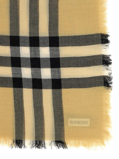 Burberry Check Wool Scarf