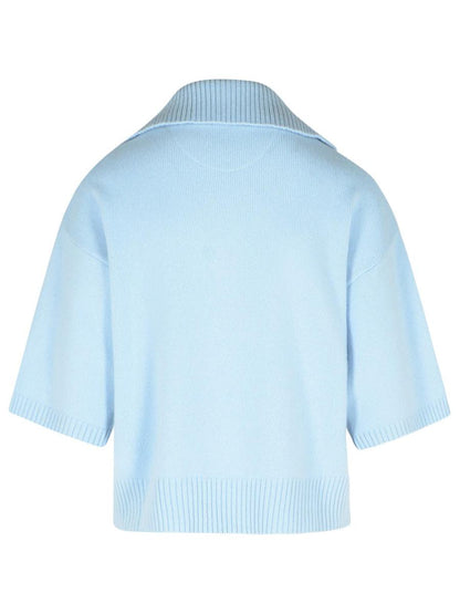 Purotatto Light Blue Cashmere Sweater