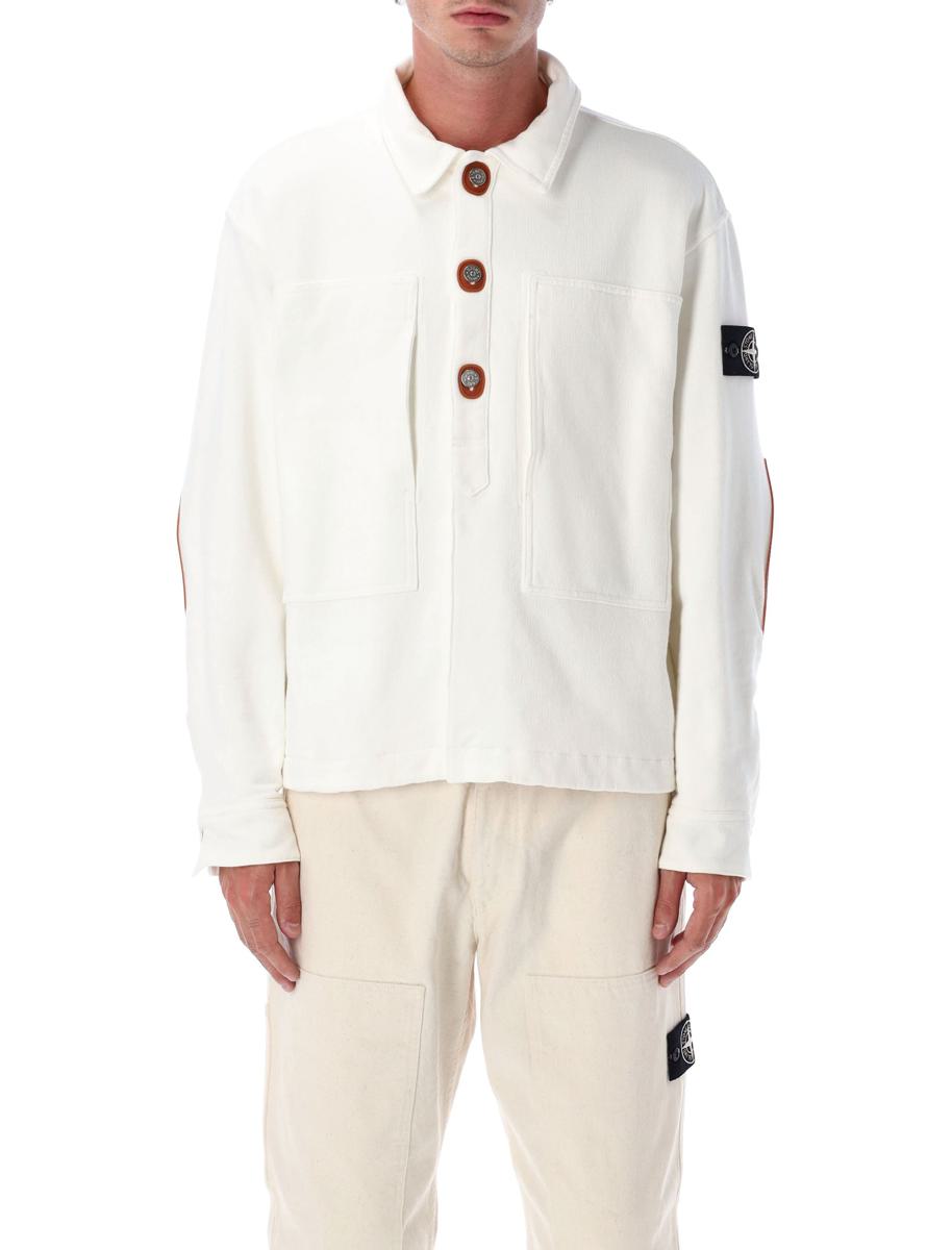 Stone Island Knit-Look Cotton Coach Jacket