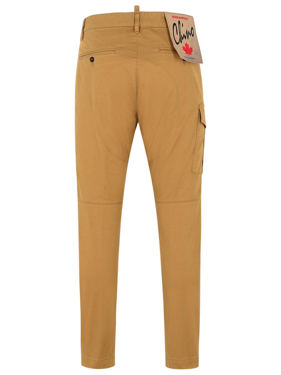 DSQUARED2 'Sexy' Beige Cotton Cargo Pants
