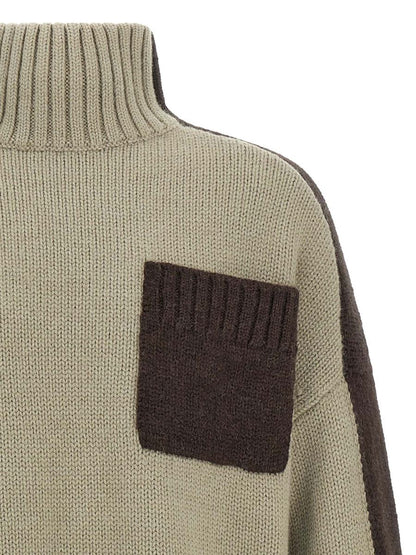 JW Anderson 'Two Tone Patch Pocket' Sweater