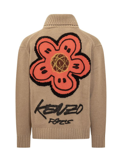 Kenzo Kenzo Men'S Knitted Cardigan With Zip