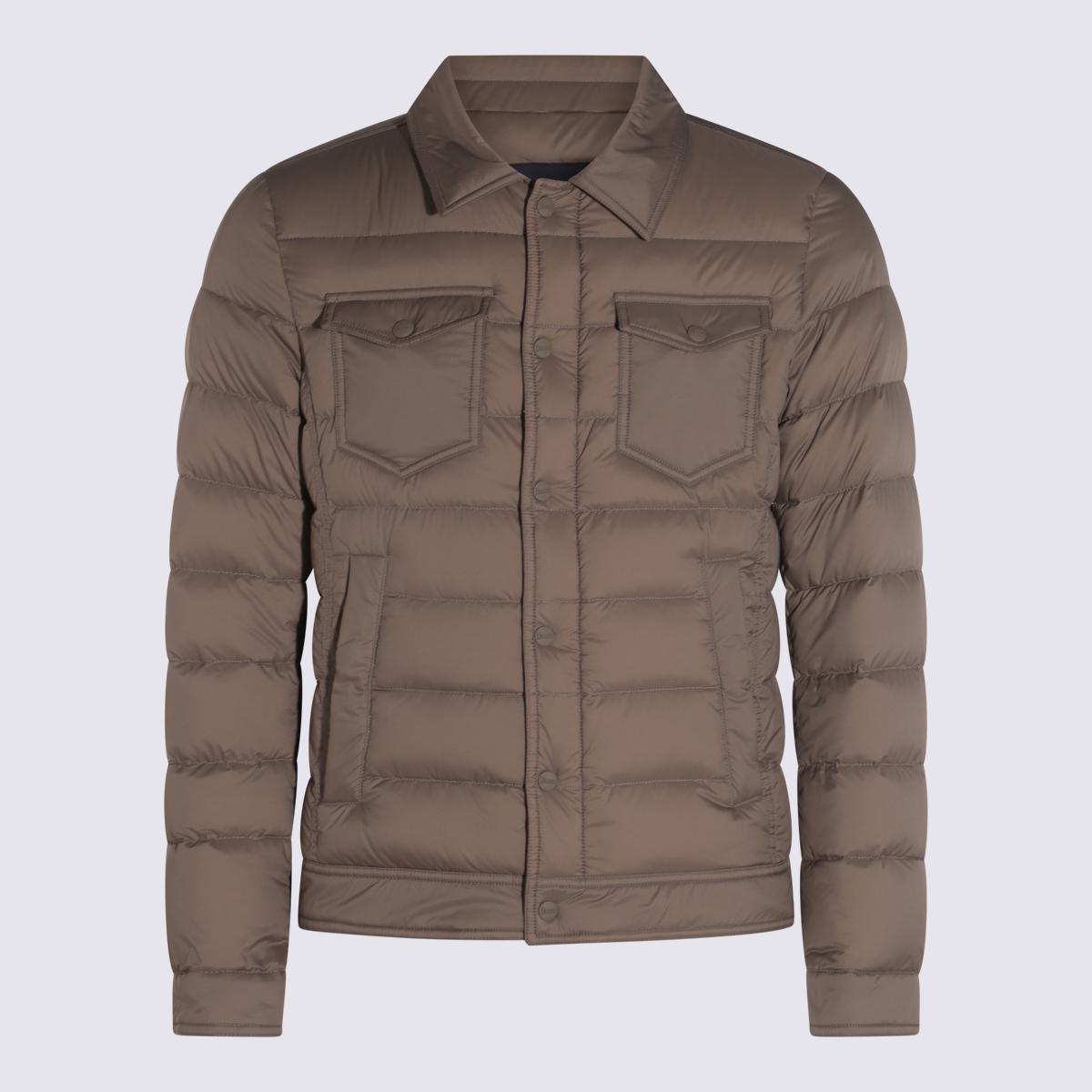 Herno Light Beige Down Jacket