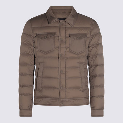 Herno Light Beige Down Jacket
