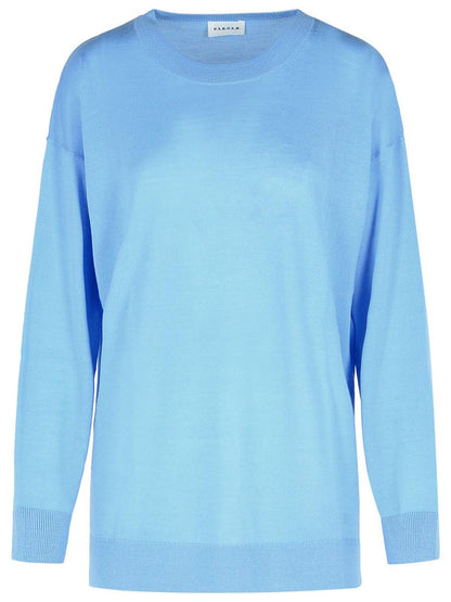 P.A.R.O.S.H. 'Over' Sweater In Light Blue Wool Blend