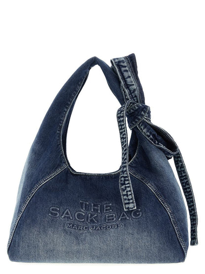 Marc Jacobs 'The Bow Denim Medium Sack' Shoulder Bag
