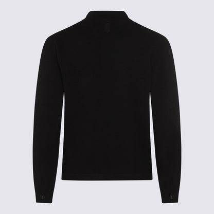 Canali Black Wool Knitwear