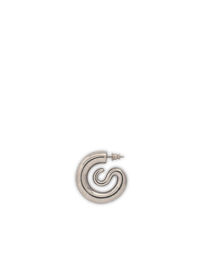 Panconesi Silver 'Serpent Hoops Small' Earrings
