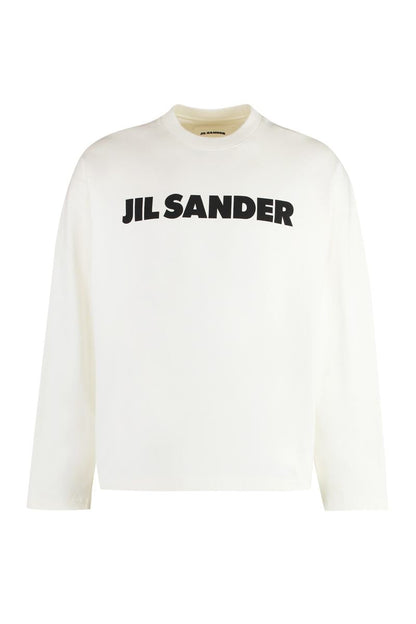 Jil Sander Long Sleeve Cotton T-Shirt