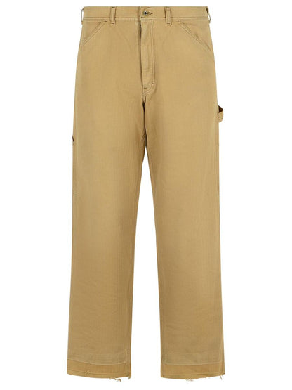 Maison Margiela Beige Cotton Pants