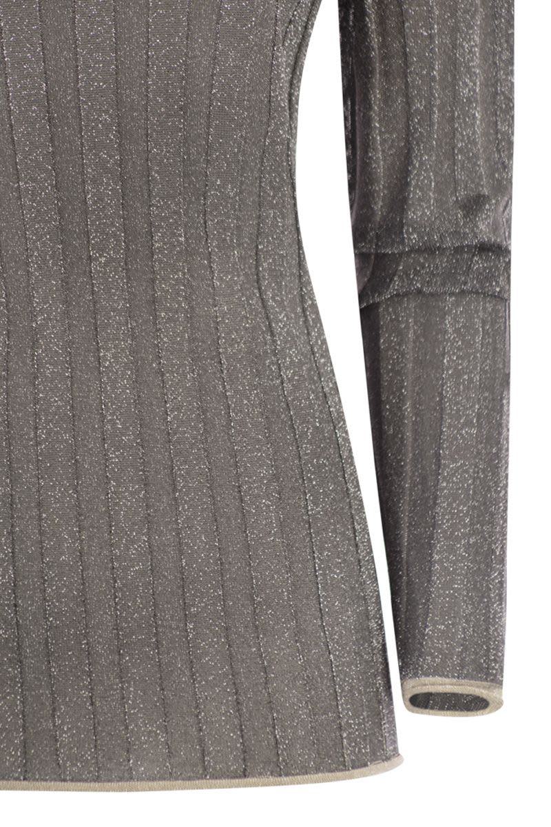 Fabiana Filippi Ribbed Turtleneck With Lurex