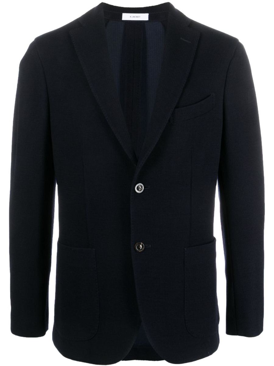Boglioli Wool Blend Single-Breasted Jacket