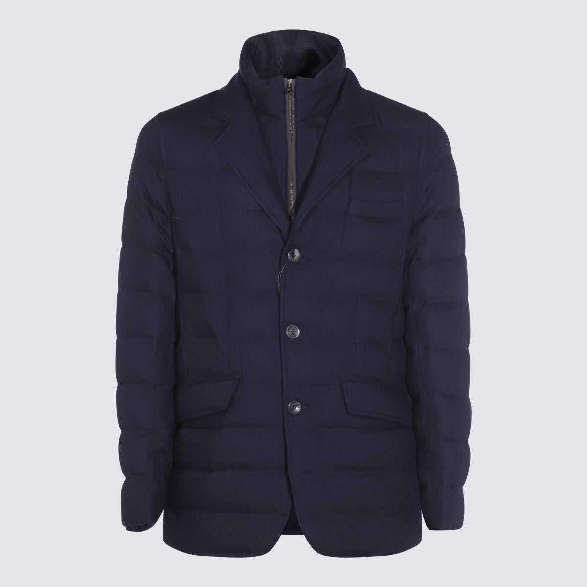 Herno Dark Blue Down Jacket