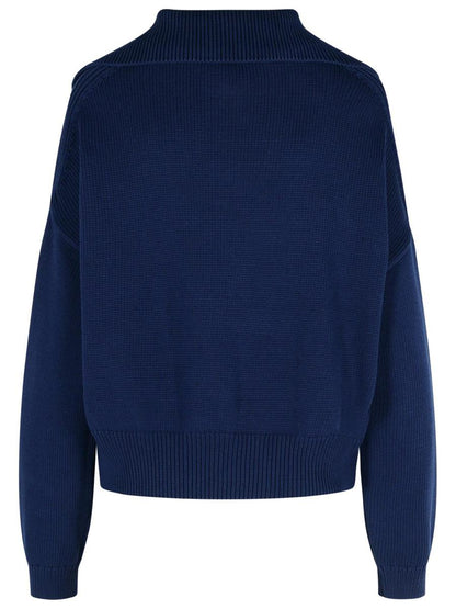Closed Navy Organic Cotton Sweater