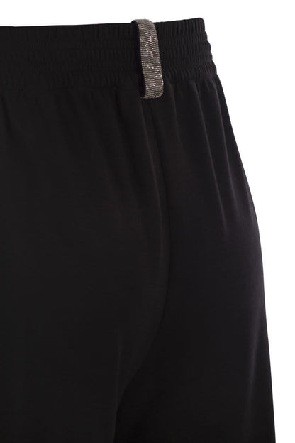 Fabiana Filippi Wide Trousers In Viscose And Wool