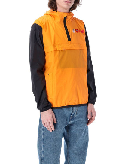 Comme Des Garçons Play Bicolor Waterproof Hooded Jacket