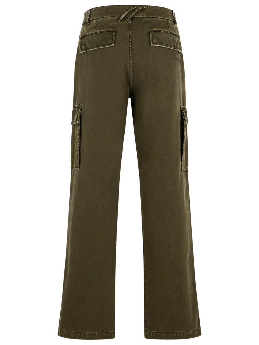 Burberry Green Cotton Pants