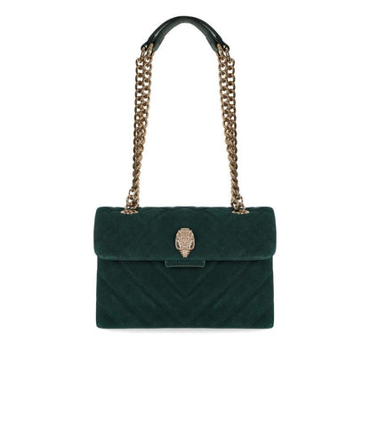Kurt Geiger London Kensington Large Green Shoulder Bag